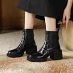 Luxury Handcrafted Leather Women's Shoes: Elegant Craftsmanship with Exquisite Quality(E6haodianS5570-3)