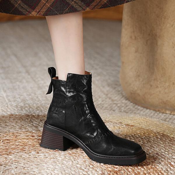 Exquisite Handmade Leather Women's Shoes: Luxury and Elegance(E6haodianA201-2)