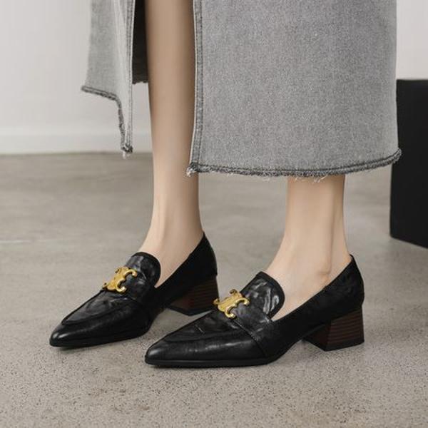 Handcrafted Leather Women's Shoes: Elegance in Every Stitch(E6haodianY002-3)