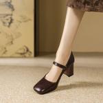 Elegant Handcrafted Leather Women's Shoes: A Blend of Luxury and Artistry(E6haodianA1010-1)