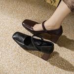 Elegant Handcrafted Leather Women's Shoes: A Blend of Luxury and Artistry(E6haodianA1010-1)