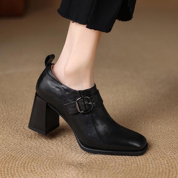 Handcrafted Genuine Leather Women's Shoes - Elegant, Luxurious, Artisanal Quality(E6haodianX660-2)