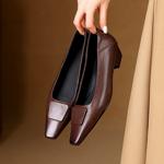 Handcrafted Genuine Leather Women's Shoes: Luxury, Elegance, and Quality.(E6haodianD525-1)