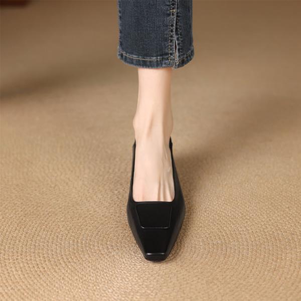 Exquisite Handcrafted Leather Women’s Shoes: Luxurious Elegance and Superior Craftsmanship(E6haodianD525-2)