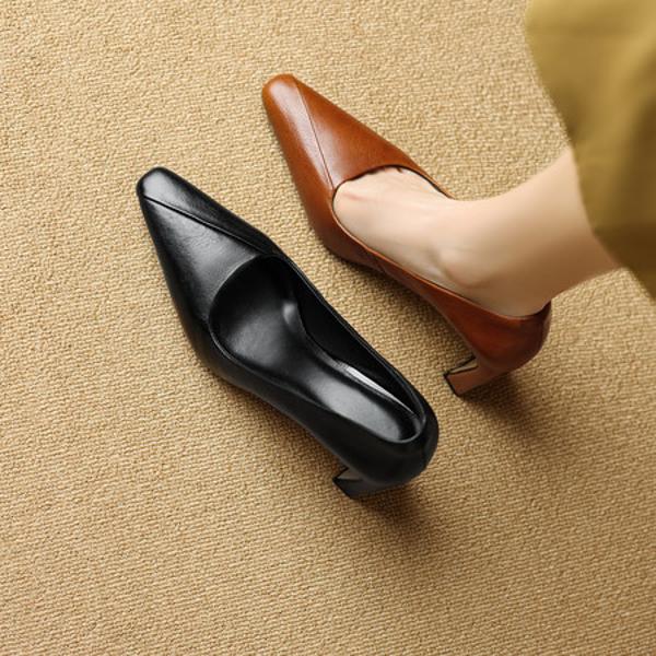 Handcrafted Leather Women’s Shoes: Elegance Meets Luxury Quality(E6haodianT1009)