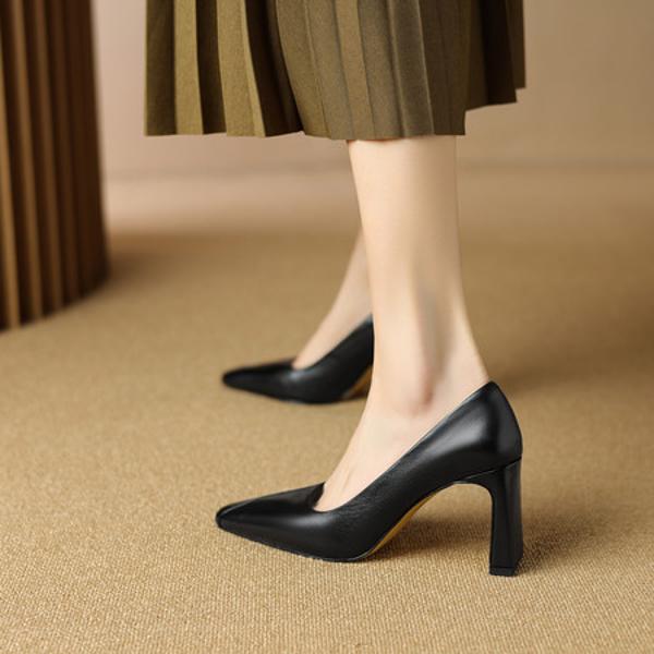 Handcrafted Leather Women’s Shoes: Elegance Meets Luxury Quality(E6haodianT1009)