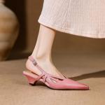 Handcrafted Luxury Leather Women’s Shoes - Elegance in Every Stitch(E6haodianD561-2)