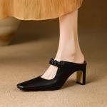 Handcrafted Luxury Leather Women's Shoes - Elegant Craftsmanship(E6haodianS107)