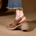 Handcrafted Luxury Leather Women's Shoes: Elegant Craftsmanship & Quality(E6haodianC233)