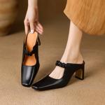 Handcrafted Luxury Leather Women's Shoes: Elegant Craftsmanship(E6haodian107-2)