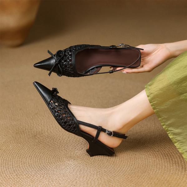 Handcrafted Luxury Leather Women's Shoes - Elegance Redefined(E6haodian569-5)