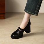 Handcrafted Luxury Leather Women's Shoes: Elegance in Every Stitch(E6haodianAX606-6)