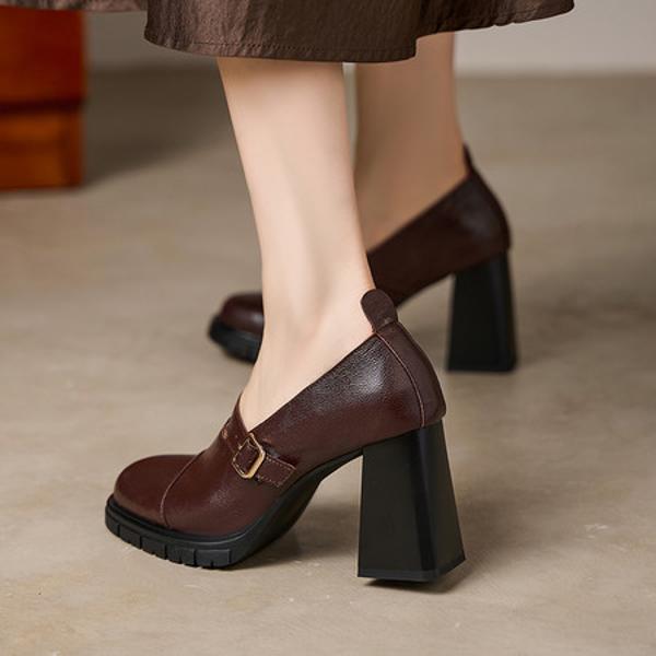 Handcrafted Luxury Leather Women's Shoes: Elegance in Every Stitch(E6haodianAX606-6)