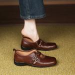 Exquisite Handcrafted Leather Women's Shoes: A Touch of Luxury and Elegance(E6haodianS310)