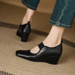 Elegant Handmade Leather Women's Shoes of Luxury Quality(E6haodianS313)