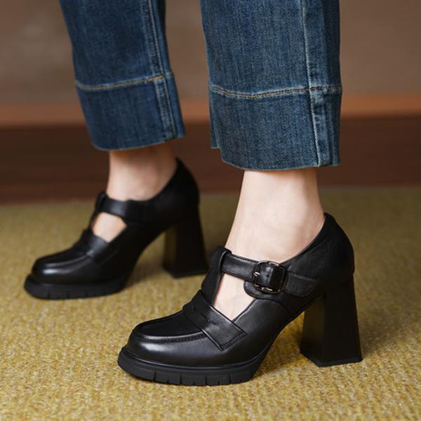 Exquisite Handcrafted Leather Women's Shoes - Luxury and Elegance(E6haodianX682)