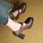 Handcrafted Luxury Genuine Leather Women's Shoes – Elegance in Every Stitch(E6haodianX682-5)