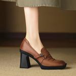 Exquisite Handmade Leather Women's Shoes for Luxurious Elegance(E6haodianH005)