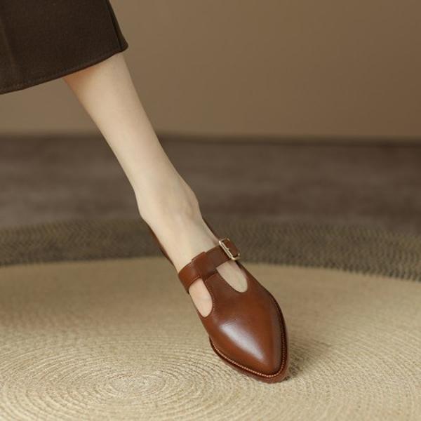 Luxurious Handcrafted Leather Women’s Shoes - Elegance Redefined(Easn201880-105)