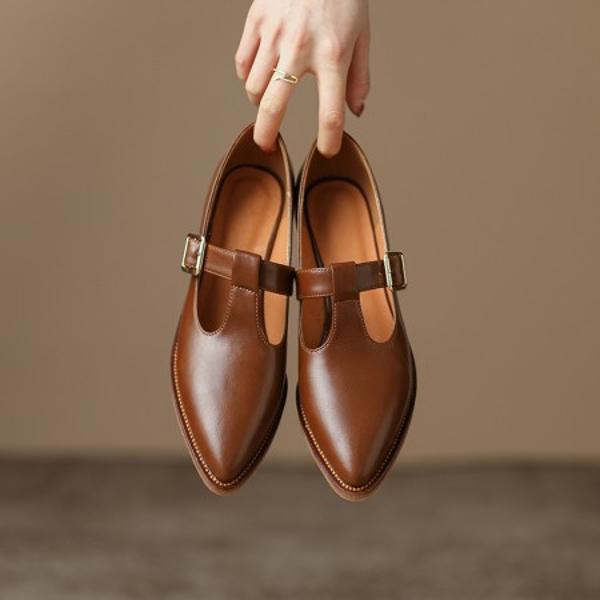 Luxurious Handcrafted Leather Women’s Shoes - Elegance Redefined(Easn201880-105)