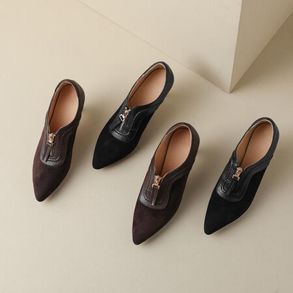 Luxurious Handcrafted Leather Women's Shoes: Exquisite Quality & Craftsmanship(Easn20181056)