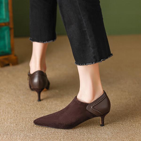 Luxurious Handmade Leather Women's Shoes(Easn20181055)