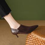 Luxurious Handmade Leather Women's Shoes(Easn20181055)