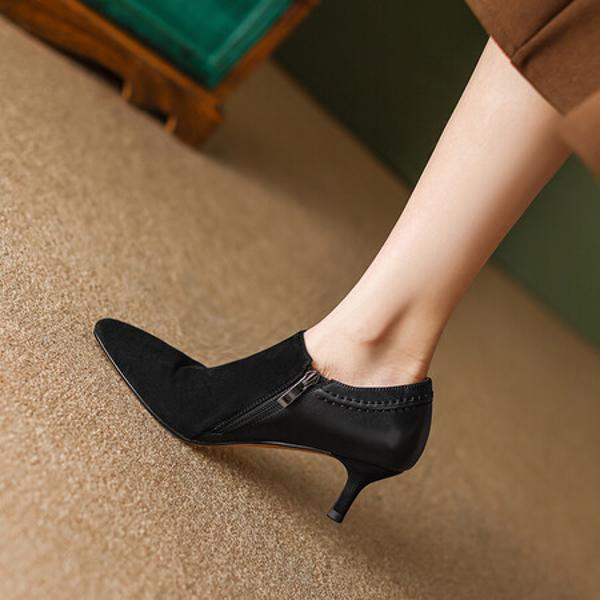 Luxurious Handmade Leather Women's Shoes(Easn20181055)