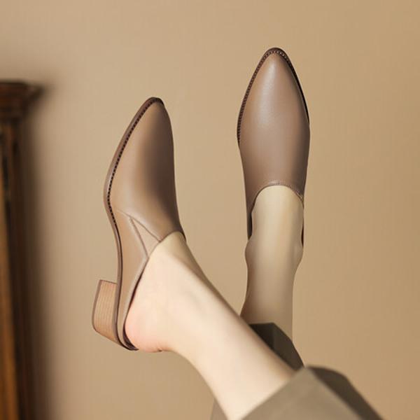 Exquisite Handcrafted Leather Women's Shoes: A Fusion of Elegance & Quality(Easn20181109)