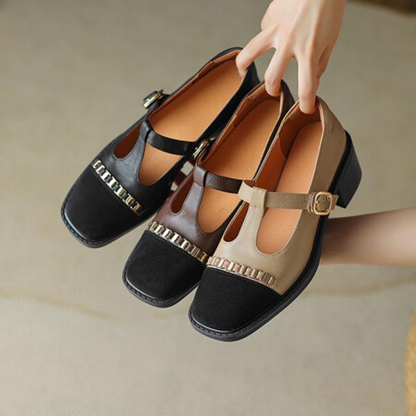 Elegance Redefined: Handcrafted Genuine Leather Women's Shoes(Easn20181221)