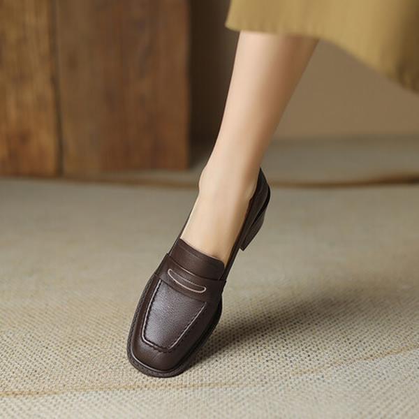 Exquisite Handcrafted Leather Women’s Shoes for Luxury Elegance(Easn20181225)