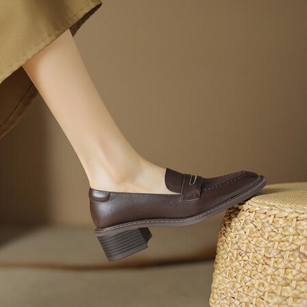 Exquisite Handcrafted Leather Women’s Shoes for Luxury Elegance(Easn20181225)