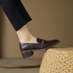 Exquisite Handcrafted Leather Women's Shoes: A Touch of Luxury and Elegance(Easn20181222)