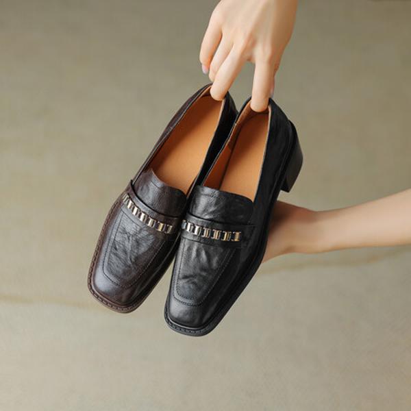 Exquisite Handcrafted Leather Women's Shoes: A Touch of Luxury and Elegance(Easn20181222)