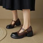 Exquisite Handmade Leather Women's Shoes: Elegance in Every Stitch(Easn20181273)