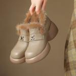 Handcrafted Genuine Leather Women's Shoes: Luxurious Elegance(Easn20181383)