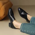 Handcrafted Leather Women's Shoes: Luxury and Elegance(Easn20181380)