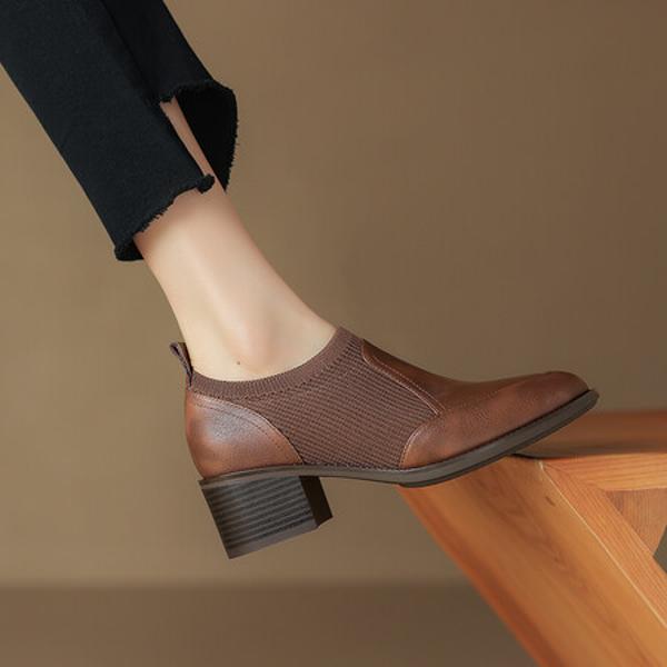 Handcrafted Leather Women's Shoes: Luxury, Elegance & Superior Quality(Easn20181379)