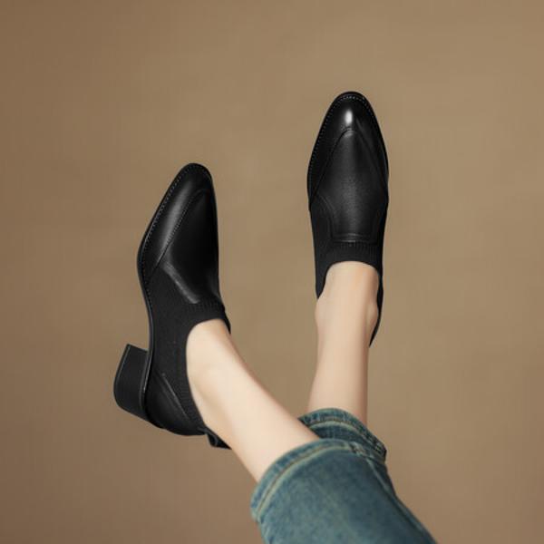 Handcrafted Leather Women's Shoes: Luxury, Elegance & Superior Quality(Easn20181379)