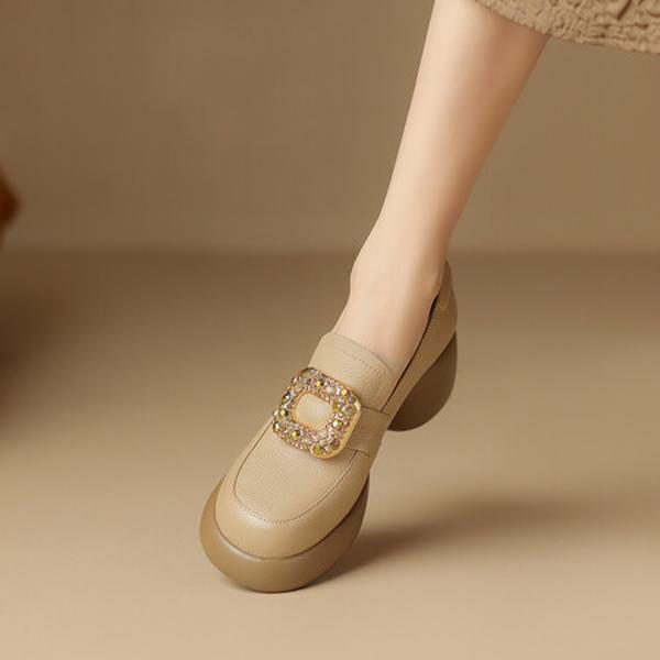 Elegance Redefined: Luxurious Handcrafted Leather Women’s Shoes(Easn20181381)