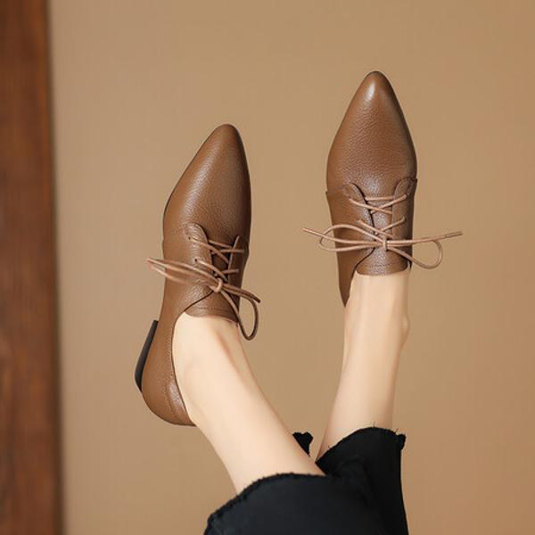 Elegant Handmade Leather Women's Shoes of Luxury Craftsmanship(Easn20181393)