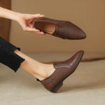 Exquisite Handcrafted Leather Women's Shoes: Luxurious Elegance and Craftsmanship(Easn20181391)