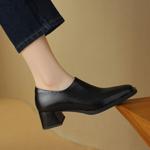 Handcrafted Leather Women's Shoes: Luxurious Elegance(Easn20181502)