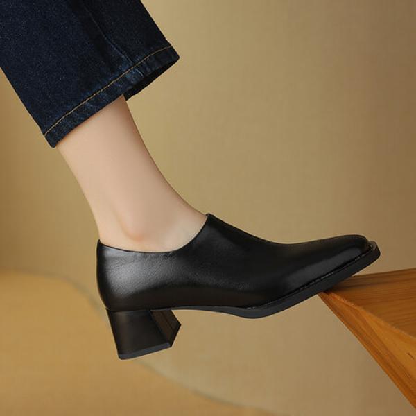 Handcrafted Leather Women's Shoes: Luxurious Elegance(Easn20181502)