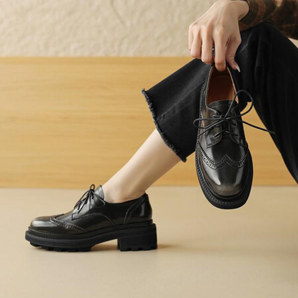 Handcrafted Luxury Leather Shoes for Elegant Women(Easn20181520)