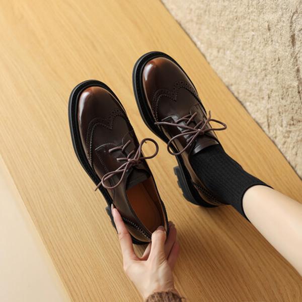 Handcrafted Luxury Leather Shoes for Elegant Women(Easn20181520)