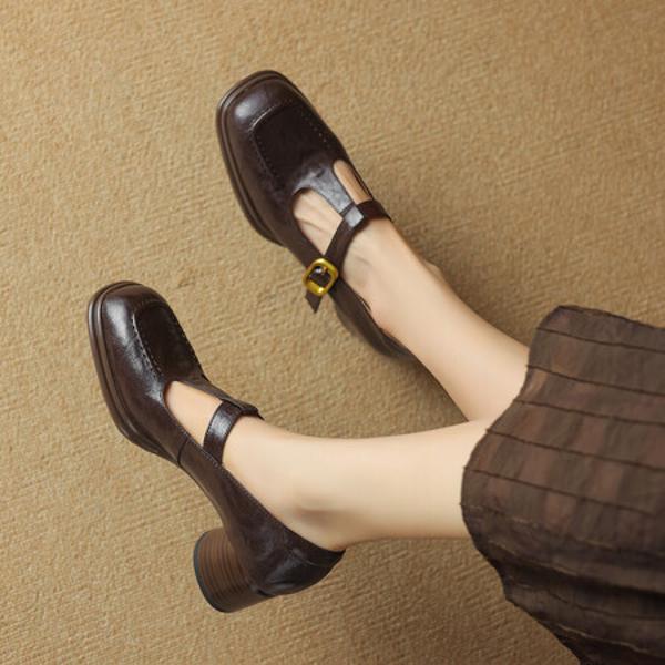 Exquisite Handcrafted Leather Women’s Shoes: Elevate Your Elegance with Luxury Craftsmanship(Easn20181525)