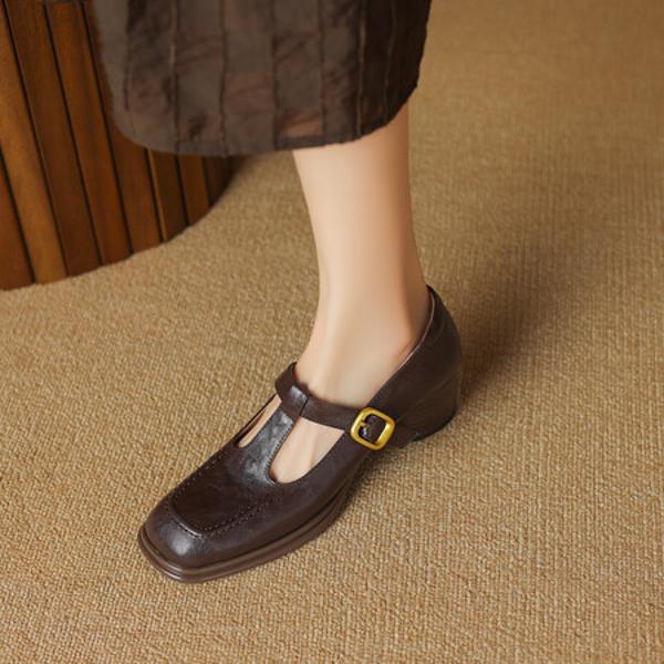 Exquisite Handcrafted Leather Women’s Shoes: Elevate Your Elegance with Luxury Craftsmanship(Easn20181525)