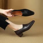 Elegance in Every Step: Handcrafted Premium Leather Women's Footwear(Easn20181531)