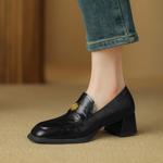 Exquisite Handmade Leather Women's Shoes: Luxury Craftsmanship and Elegance(Easn20181552)